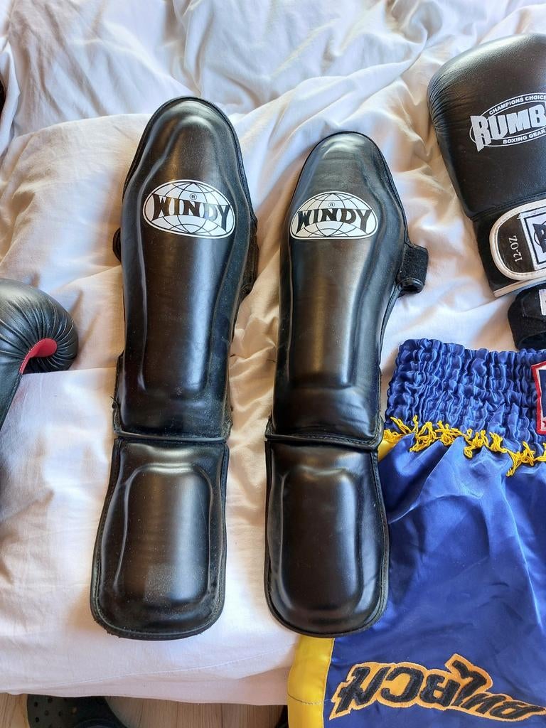 Windy kickboksen scheenbeschermers. Als nieuw, Ophalen of Verzenden, Zo goed als nieuw, Overige