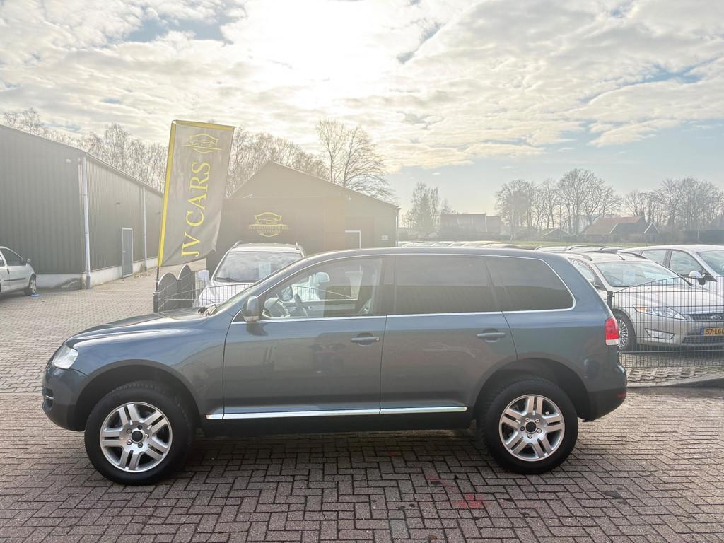 Volkswagen Touareg 3.2 V6 BOMVOL,AIRCO,LEER,PDC,STOELVERWARM, Auto's, Automaat, Gebruikt, Zwart, 3189 cc
