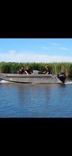 Trident 17 aluminium werkboot vaarklaar met 15 PK elekt BBM, Ophalen, 10 tot 30 pk, Elektrisch, Trident