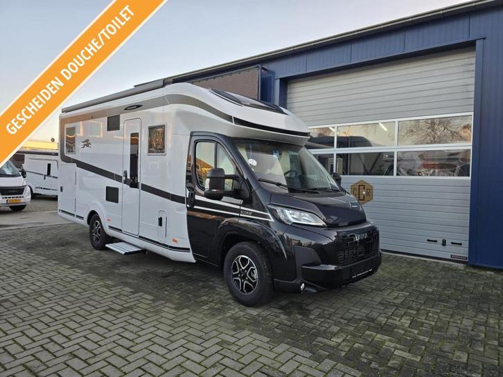Laika Ecovip L 4009 DS, Caravans en Kamperen, Campers, Bedrijf, tot en met 3, Half-integraal, Laika, Fiat, Diesel, Cassettetoilet
