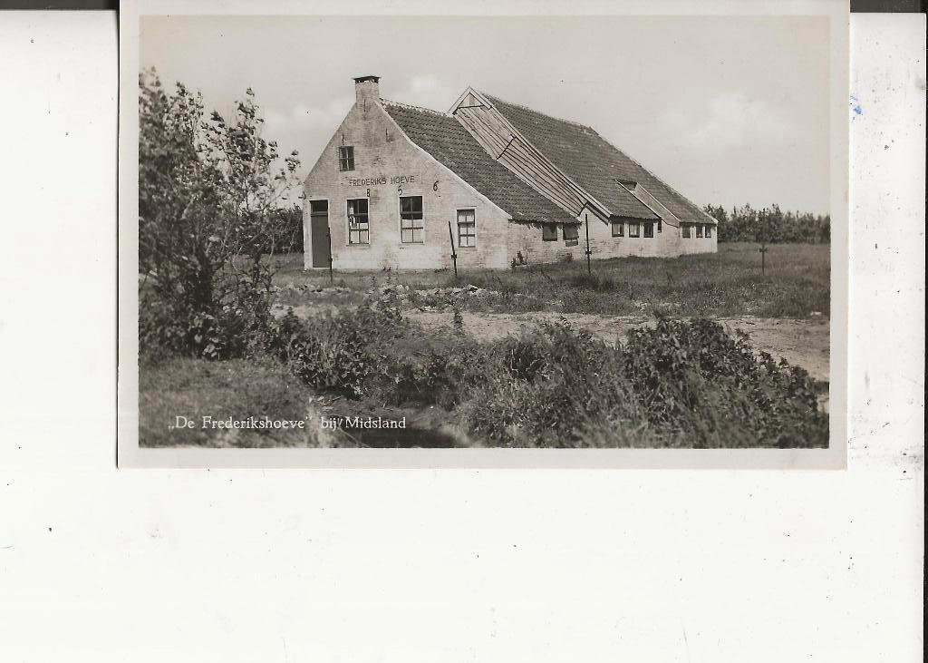 Midsland De Frederikshoeve Jeen de Vos, Ophalen of Verzenden, 1960 tot 1980, Ongelopen, Waddeneilanden
