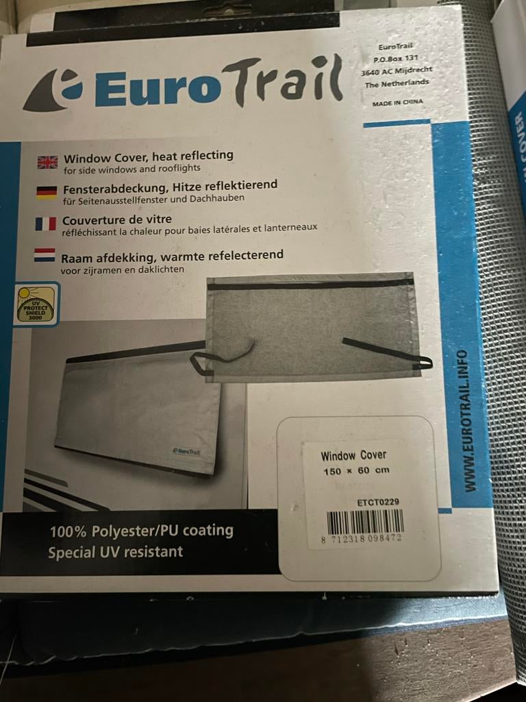 Raamafdekking camper/caravan, warmte reflecterend, Ophalen of Verzenden, Zo goed als nieuw