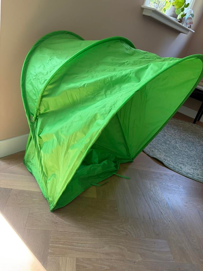 Ikea bedtent, Ophalen, Gebruikt