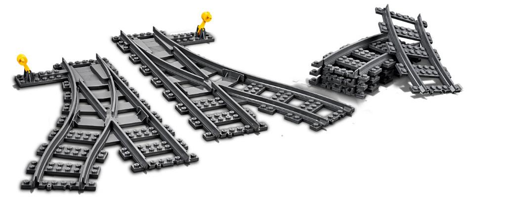 LEGO City 60238 Wissels tbv Trein 8 delig, Kinderen en Baby's, Speelgoed | Duplo en Lego, Ophalen of Verzenden, Nieuw, Complete set