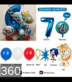Sonic the Hedgehog Feestpakket - Ballonnen & Decoratie, Ophalen of Verzenden, Nieuw, Versiering, Verjaardag