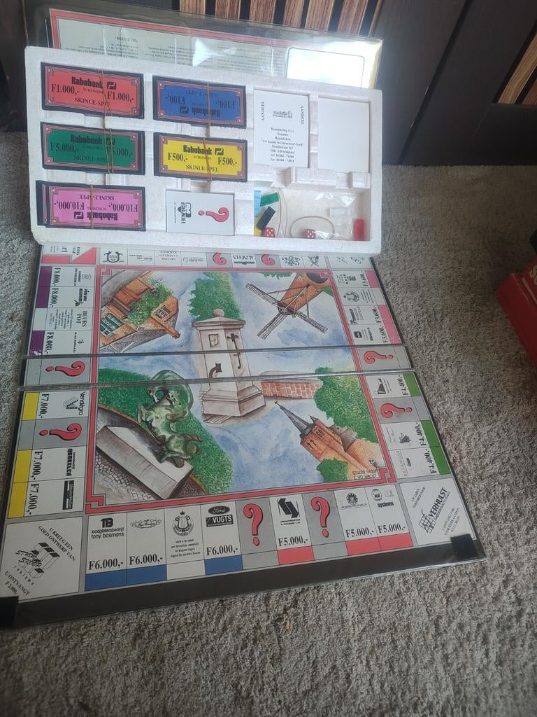 Monopoly bordspel Rabobank editie, Hobby en Vrije tijd, Gezelschapsspellen | Bordspellen, Ophalen of Verzenden