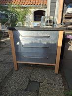 Ikea Varde keukenblad met composiet zwart blad, Huis en Inrichting, Keuken | Keukenelementen, Ophalen, 50 tot 75 cm, Zwart, Minder dan 100 cm