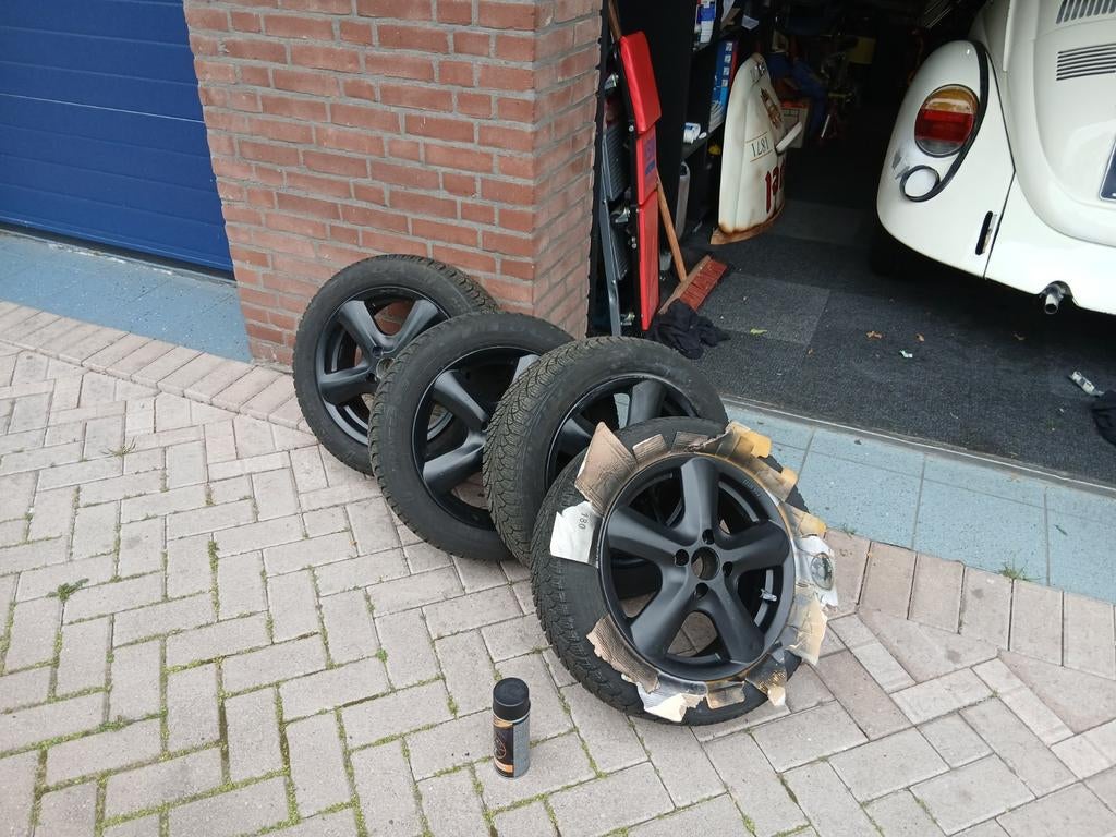Vw up velgen., Ophalen, 15 inch, Zomerbanden, Velg(en)