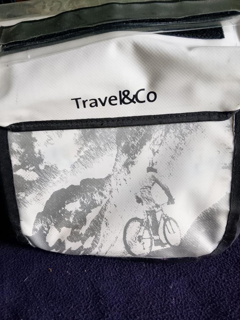 Travel&Co fietstas voor aan het stuur. 2 stuks, Fietsen en Brommers, Fietsaccessoires | Fietstassen, Ophalen of Verzenden, Zo goed als nieuw