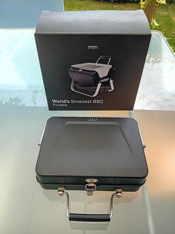 Mikamax draagbare mini bbq - NIEUW, Tuin en Terras, Houtskoolbarbecues, Nieuw, Ophalen of Verzenden