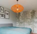Houten Hanglamp - Sfeervolle Verlichting, Huis en Inrichting, Lampen | Hanglampen, Ophalen, Zo goed als nieuw, Hout, Minder dan 50 cm