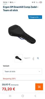 Ergon SM Downhill Comp Zadel - Team oil slick, Ophalen of Verzenden, Zo goed als nieuw, Dressuur