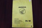 Honda PA50 Camino 1980 werkplaats handleiding, Fietsen en Brommers, Handleidingen en Instructieboekjes, Ophalen of Verzenden