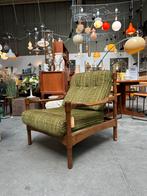 Deense vintage fauteuil jaren 60 (2 op voorraad), Huis en Inrichting, Fauteuils, Minder dan 75 cm, Gebruikt, Ophalen of Verzenden