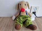 Mooie Klappar Knuffel van Ikea Hond Clown met Kleren en Muis, Verzenden, Gebruikt, Hond