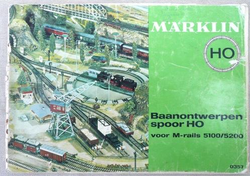 Marklin baanontwerpen boek 0357 M rails. Nederlandse taal., Hobby en Vrije tijd, Modeltreinen | H0, Gebruikt, Boek, Tijdschrift of Catalogus