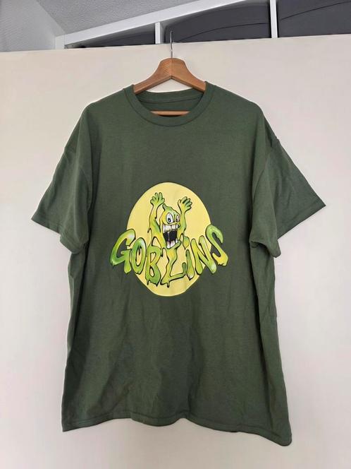 Goblins T-shirt XL (Goblins Records), Kleding | Heren, T-shirts, Zo goed als nieuw, Maat 56/58 (XL), Groen, Ophalen of Verzenden
