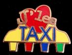Taxi pin- veelkleurig, Verzamelen, Speldjes, Pins en Buttons, Nieuw, Transport, Speldje of Pin, Verzenden