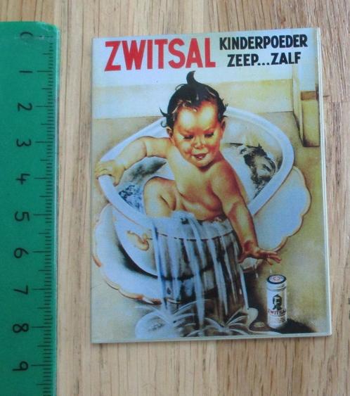 Magneet Zwitsal kinderpoeder zeep...zalf baby bad nostalgie, Kinderen en Baby's, Kinderspulletjes, Gebruikt, Ophalen of Verzenden