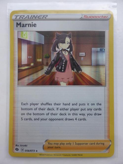 Marnie 056/073 (Pd1), Hobby en Vrije tijd, Verzamelkaartspellen | Pokémon, Zo goed als nieuw, Losse kaart, Ophalen of Verzenden
