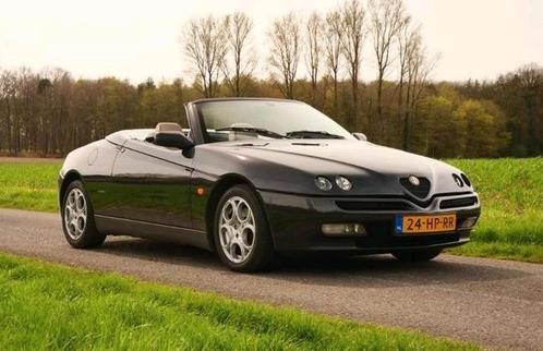 Alfa Romeo Spider 3.0 V6 1996 Zwart, Auto's, Alfa Romeo, Particulier, Spider, ABS, Airbags, Airconditioning, Alarm, Bluetooth