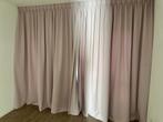 Zacht fluwele roze verduisterende gordijnen - 3.30m breed, Ophalen, Zo goed als nieuw, Overige kleuren, 200 cm of meer
