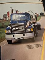Brochure Mack Trucks CH600 Series 1990 USA, Ophalen of Verzenden, Zo goed als nieuw, Overige merken