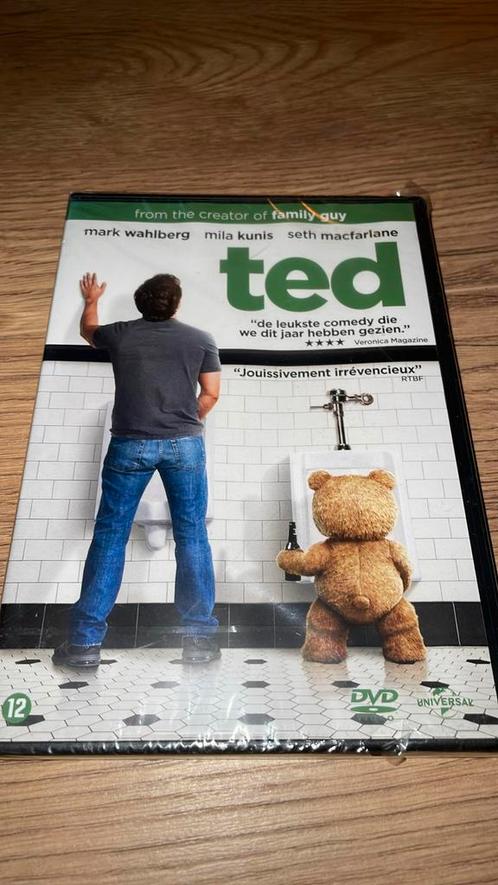 Ted met Mark Wahlberg en Seth MacFarlane nieuw in seal!, Cd's en Dvd's, Dvd's | Komedie, Zo goed als nieuw, Alle leeftijden, Verzenden