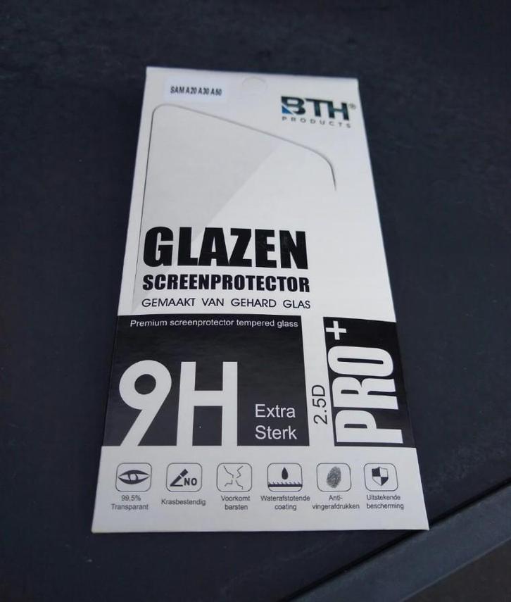 Glazen Screenprotector SAM A20 A30 A50, Telecommunicatie, Mobiele telefoons | Hoesjes en Frontjes | Apple iPhone, Nieuw, Frontje of Cover