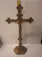 Antiek bronzen kruisbeeld, Antiek en Kunst, Antiek | Religie, Ophalen of Verzenden