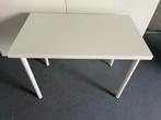 Wit Bureau - Gebruikt (IKEA LINNMIN/ADILS), Ophalen, In hoogte verstelbaar, Gebruikt, Bureau