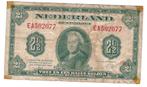 21/2 gulden 1943, Postzegels en Munten, Bankbiljetten | Nederland, Ophalen of Verzenden, 2½ gulden, Los biljet