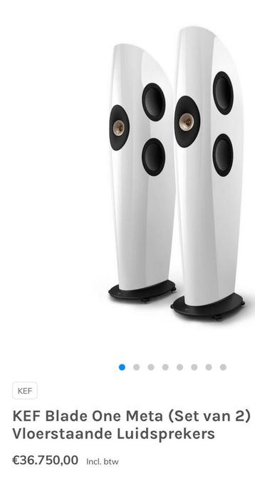 KEF BLADE META 1 NIEUW en evt. HEGEL H600 NIEUW beschikbaar voor biedingen