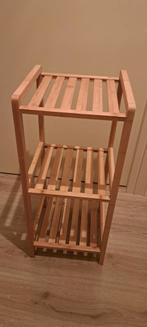 Bamboe Badkamerrek - 3 lagen, Huis en Inrichting, Kasten | Schoenenrekken, Ophalen, Zo goed als nieuw