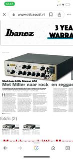Markbass Little Marcus 800 + Ampeg Neo Lite 15 inch cab, Muziek en Instrumenten, Versterkers | Bas en Gitaar, Ophalen of Verzenden