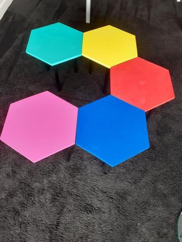 Set Modulaire Design Salontafels, Stevig Handig Kleurrijk beschikbaar voor biedingen