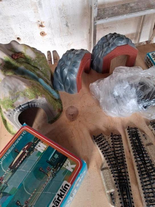 Marklin H0  M rails en elektrische en handwissels., Hobby en Vrije tijd, Modeltreinen | H0, Gebruikt, Rails, Wisselstroom, Märklin