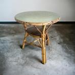 Vintage rotan salontafel / bijzettafel / plantentafel, Antiek en Kunst, Antiek | Meubels | Tafels, Ophalen