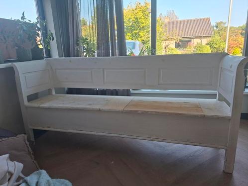 klepbank, Huis en Inrichting, Banken | Bankstellen, Gebruikt, Hout, Ophalen