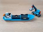 BRIO Containerschip met kraanwagen - 33534, Kinderen en Baby's, Speelgoed | Houten speelgoed, Ophalen of Verzenden, Zo goed als nieuw