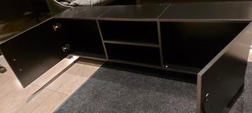 Zwart TV-Meubel met Opbergruimte beschikbaar voor biedingen