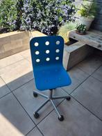 Bureaustoel ikea blauw, Huis en Inrichting, Ophalen, Gebruikt, Blauw