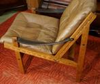 Design Saffari Hunter chair Torbjørn Afdal fauteuil Norway, Huis en Inrichting, Fauteuils, Ophalen, Gebruikt, Minder dan 75 cm