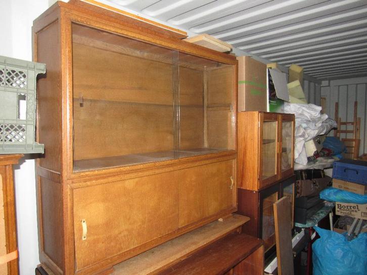 vintage kastje (vitrine), Verzamelen, Retro, Huis en Inrichting, Ophalen