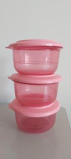 Tupperware 3x ronde bakjes incl deksel, Ophalen of Verzenden, Gebruikt