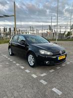 Zuinige Volkswagen Golf 6 1.2 DSG Automaat Alcantara Airco, Auto's, Euro 5, Zwart, 4 cilinders, Alcantara