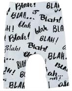 Broekje Blah blah blah opdruk maten 74 t/m 92, Ophalen of Verzenden, Nieuw, Overige maten