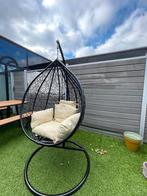 Hangstoel Eitje - Heerlijk Relaxen!, Tuin en Terras, Tuinstoelen, Ophalen, Zo goed als nieuw, Wicker