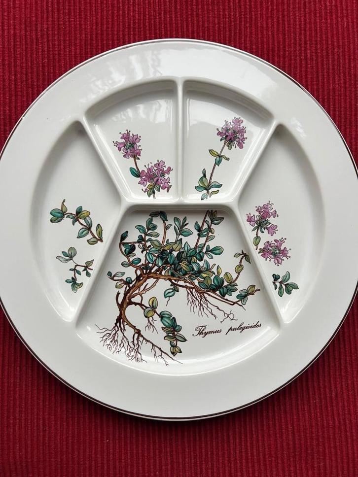 Fonduebord Botanica Villeroy&Boch, Huis en Inrichting, Keuken | Servies, Gebruikt, Bord(en), Overige stijlen, Porselein, Ophalen of Verzenden