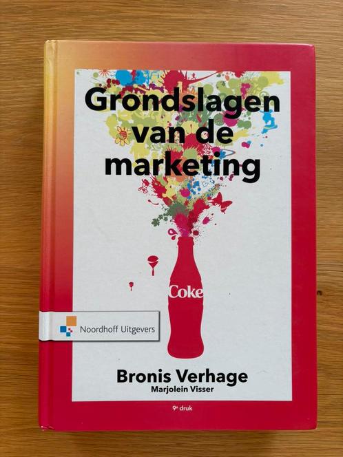 Bronis Verhage - Grondslagen van de marketing, Boeken, Economie, Management en Marketing, Zo goed als nieuw, Economie en Marketing